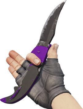 Preview image 3 of ★ StatTrak™ Falchion-veitsi | Ultravioletti (Käytössä kokeiltu)