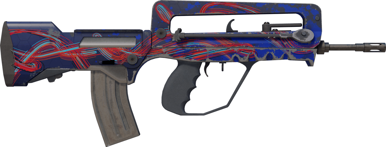 Preview image 2 of StatTrak™ FAMAS | Nachbild (Minimale Gebrauchsspuren)
