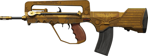 StatTrak™ FAMAS | 纪念碑 (战痕累累)