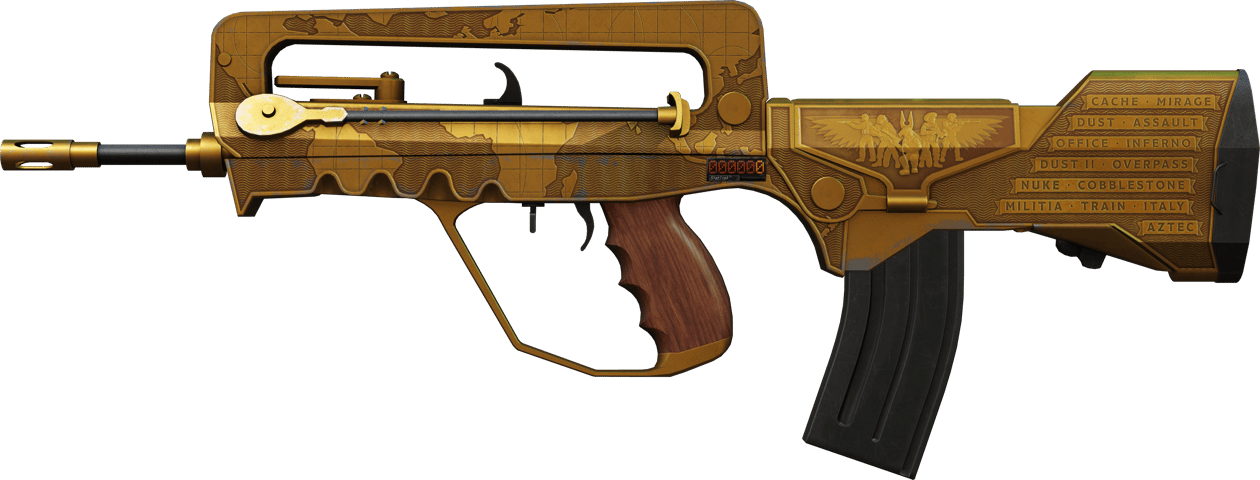 Preview image 1 of StatTrak™ FAMAS | 紀念特飾 (重度磨損)