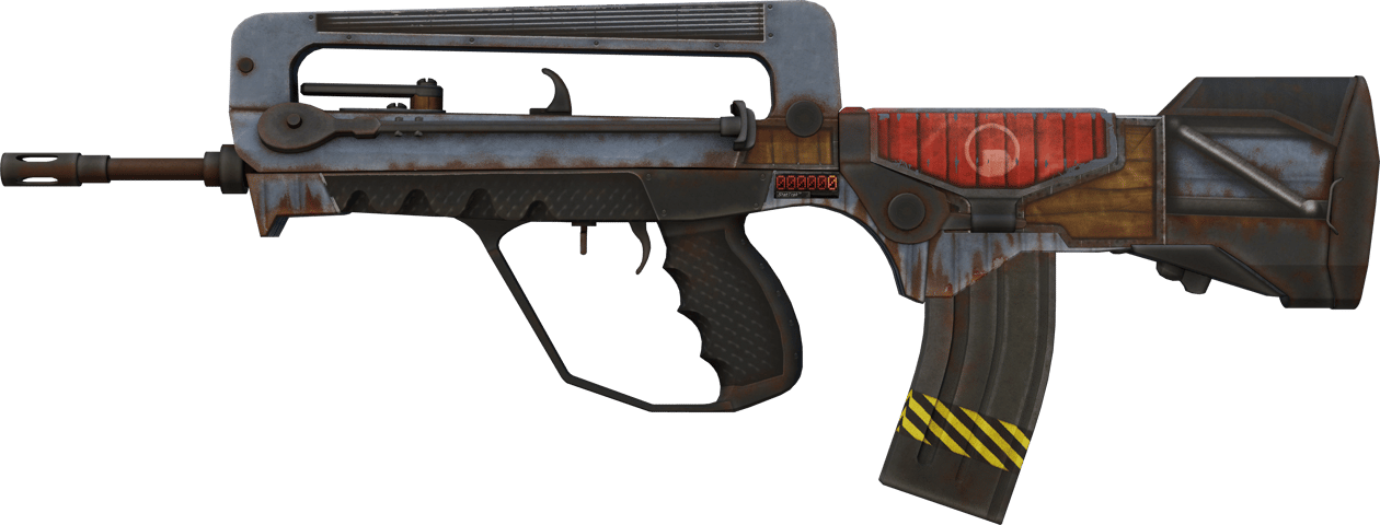 Preview image 1 of StatTrak™ FAMAS | Decommissioned (戦いで傷ついた)