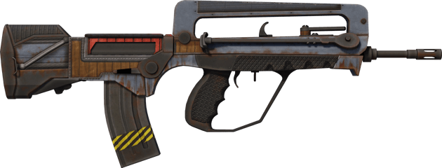 Preview image 2 of StatTrak™ FAMAS | Decommissioned (かなり摩耗)