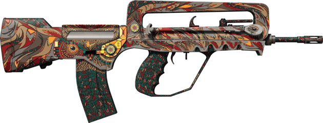 Preview image 2 of StatTrak™ FAMAS | 雅典娜之眼 (久经沙场)