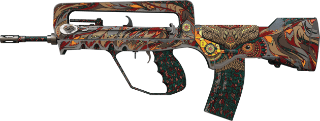 StatTrak™ FAMAS | Eye of Athena (かなり摩耗)
