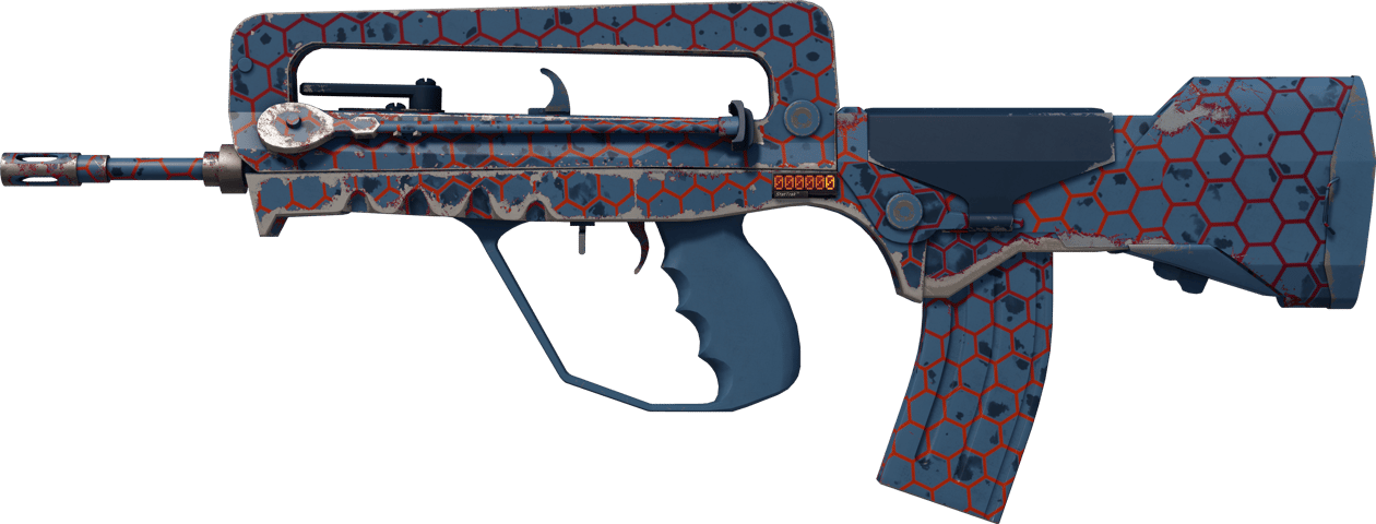 Preview image 1 of StatTrak™ FAMAS | Heksan (lekkie zużycie)
