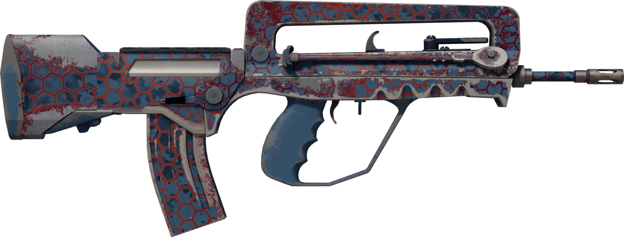Preview image 2 of StatTrak™ FAMAS | Hexane (Com Muito Uso)