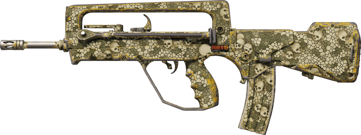 Preview image 1 of StatTrak™ FAMAS | Macabre (Testée sur le terrain)