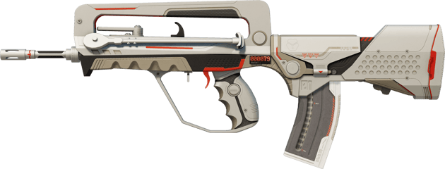 StatTrak™ FAMAS | Mecha Industries (มีรอยถลอกเล็กน้อย)