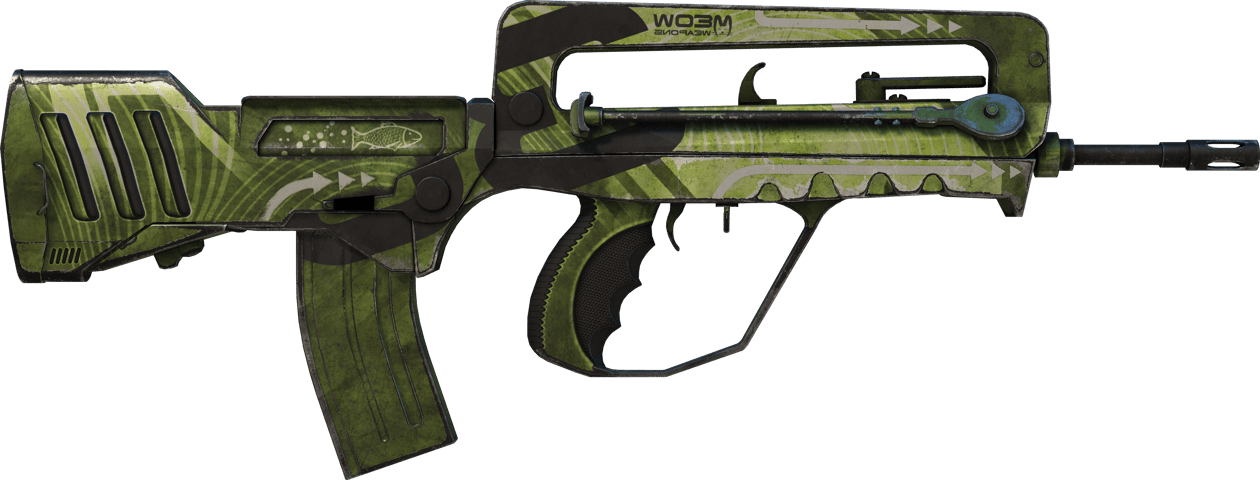 Preview image 2 of StatTrak™ FAMAS | Meow 36 (ถลอกปอกเปิกจากการรบ)