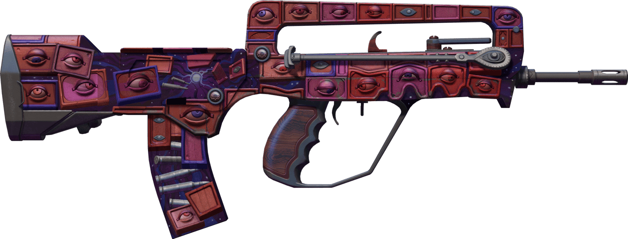 Preview image 2 of StatTrak™ FAMAS | Mouvement oculaire rapide (Marquée par les combats)