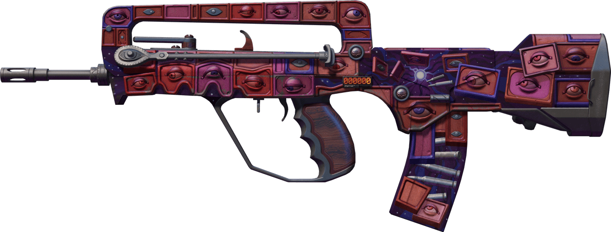 Preview image 1 of StatTrak™ FAMAS | Mouvement oculaire rapide (Marquée par les combats)