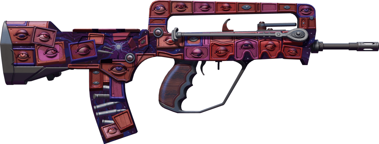 Preview image 2 of StatTrak™ FAMAS | 目皆转睛 (久经沙场)
