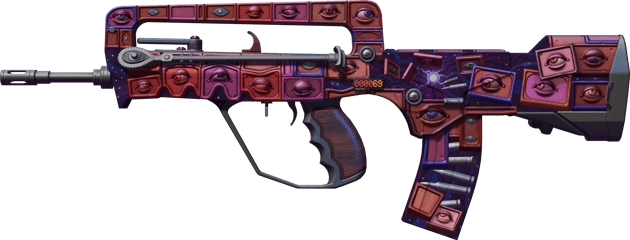 StatTrak™ FAMAS | 目皆转睛 (久经沙场)