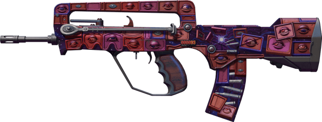 StatTrak™ FAMAS | Hızlı Göz Hareketi (Eskimiş)