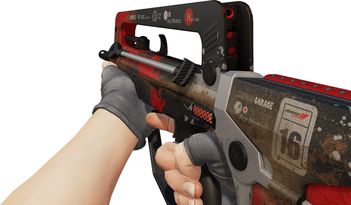 Preview image 3 of StatTrak™ FAMAS | Roll Cage (Well-Worn)