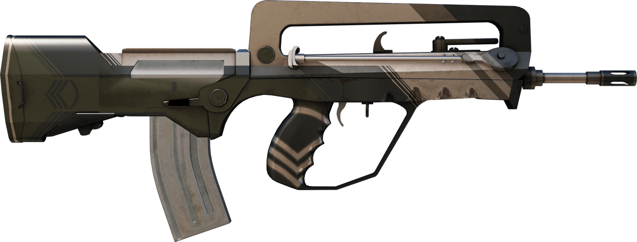 Preview image 2 of StatTrak™ FAMAS | Sargento (Bastante desgastado)
