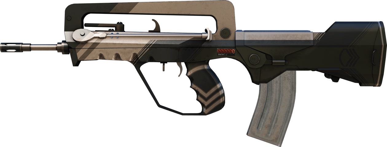 Preview image 1 of StatTrak™ FAMAS | Sargento (Bastante desgastado)
