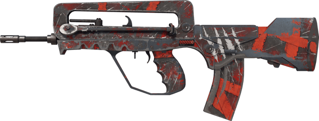 StatTrak™ FAMAS | Survivor Z (Battle-Scarred)