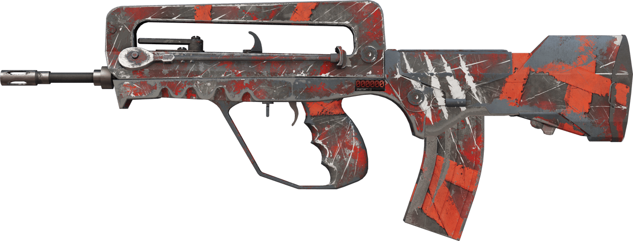 Preview image 1 of StatTrak™ FAMAS | Survivor Z (Abgenutzt)