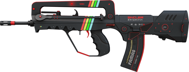 StatTrak™ FAMAS | ZX Spectron (未使用)