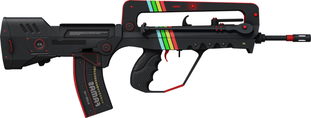 Preview image 2 of StatTrak™ FAMAS | ZX Spectron (Algo desgastado)