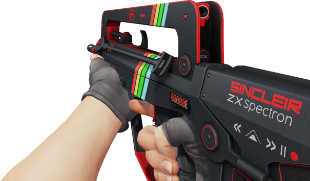 Preview image 3 of StatTrak™ FAMAS | ZX Spectron (Algo desgastado)