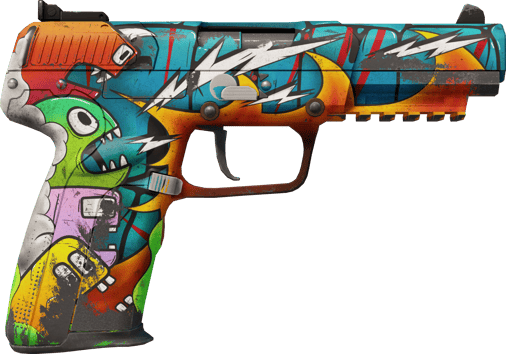 Preview image 2 of StatTrak™ Five-SeveN | 憤怒暴民 (戰痕累累)