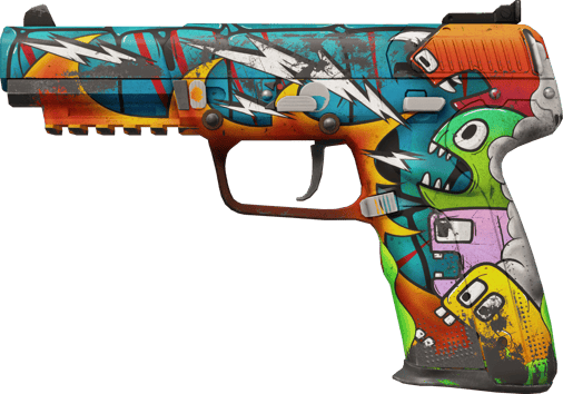 StatTrak™ Five-SeveN | 憤怒暴民 (戰痕累累)