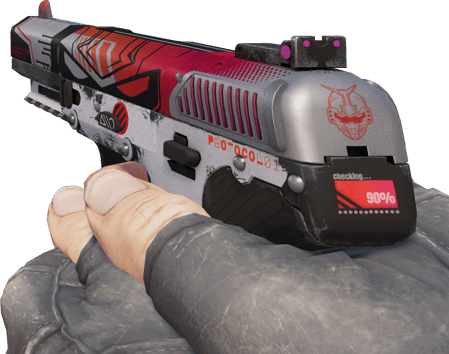 Preview image 3 of StatTrak™ Five-SeveN | 同步力场 (破损不堪)