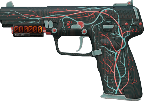 StatTrak™ Five-SeveN | Capillary (มีรอยถลอกเล็กน้อย)