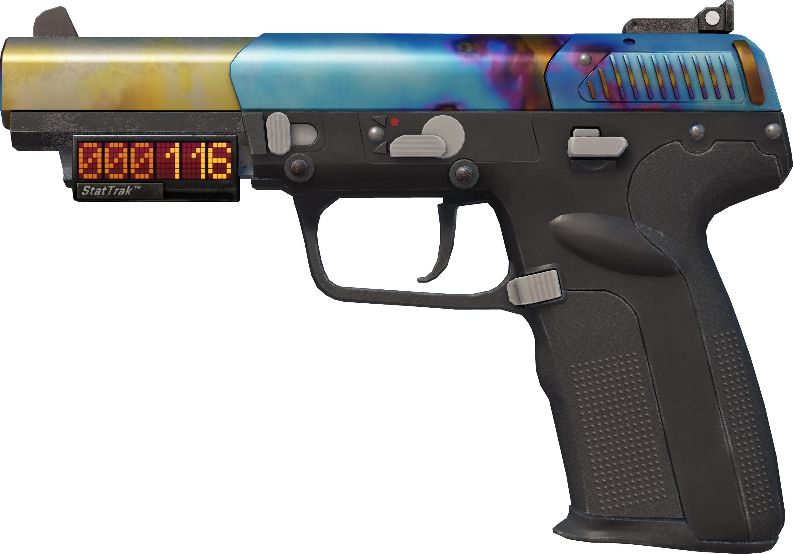 Preview image 1 of StatTrak™ Five-SeveN | Cémenté (Très peu usée)