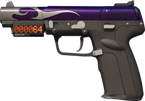 StatTrak™ Five-SeveN | Flame Test (มีรอยถลอกเล็กน้อย)