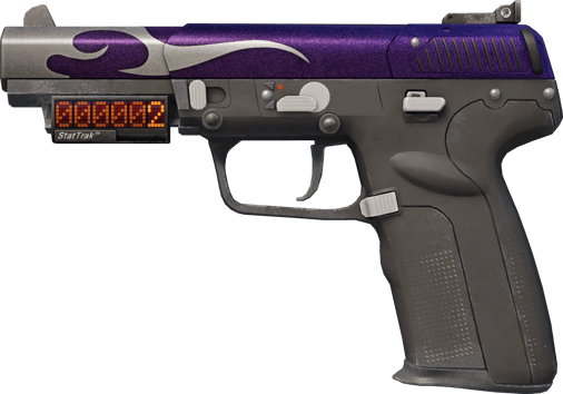 StatTrak™ Five-SeveN | Flame Test (มีรอยถลอกอย่างมาก)