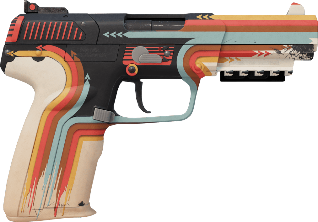 Preview image 2 of StatTrak™ Five-SeveN | Retrobution (ผ่านการทดสอบภาคสนาม)