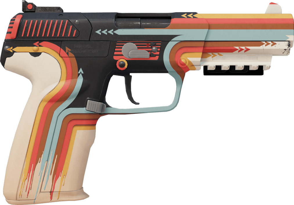 Preview image 2 of StatTrak™ Five-SeveN | Retrobution (มีรอยถลอกเล็กน้อย)