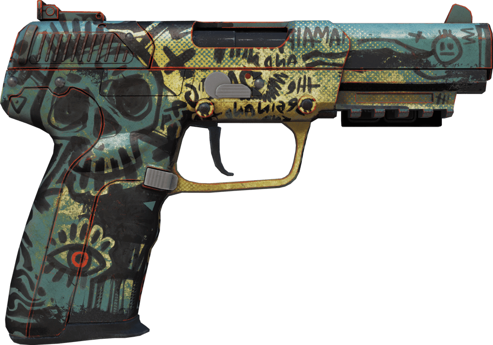 Preview image 2 of StatTrak™ Five-SeveN | 涂鸦潦草 (战痕累累)