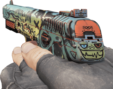 Preview image 3 of StatTrak™ Five-SeveN | Scrawl (Factory New)