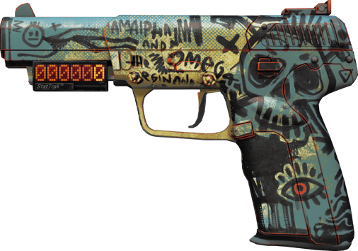 StatTrak™ Five-SeveN | Scrawl (Factory New)