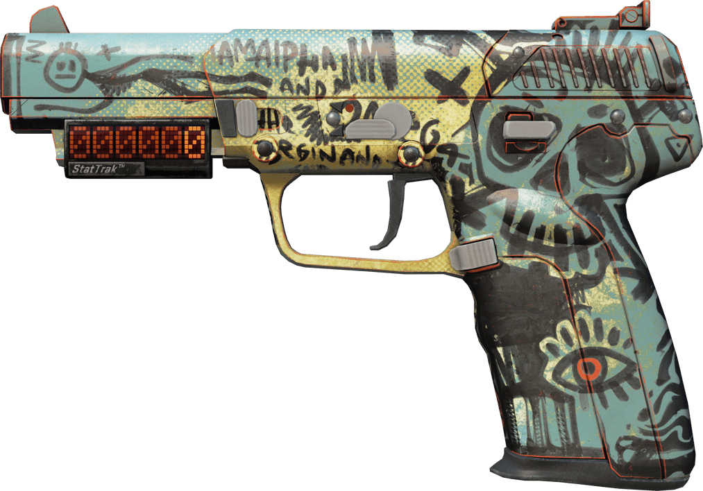 Preview image 1 of StatTrak™ Five-SeveN | 涂鸦潦草 (久经沙场)