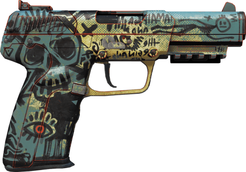 Preview image 2 of StatTrak™ Five-SeveN | Scrawl (Minimal Wear)