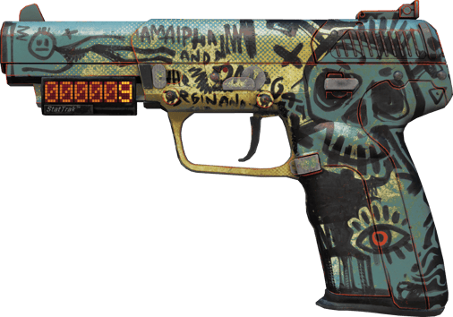 StatTrak™ Five-SeveN | Scrawl (Minimal Wear)