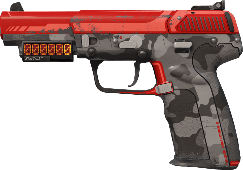 Preview image 1 of StatTrak™ Five-SeveN | Urban Hazard (Testado no Terreno)