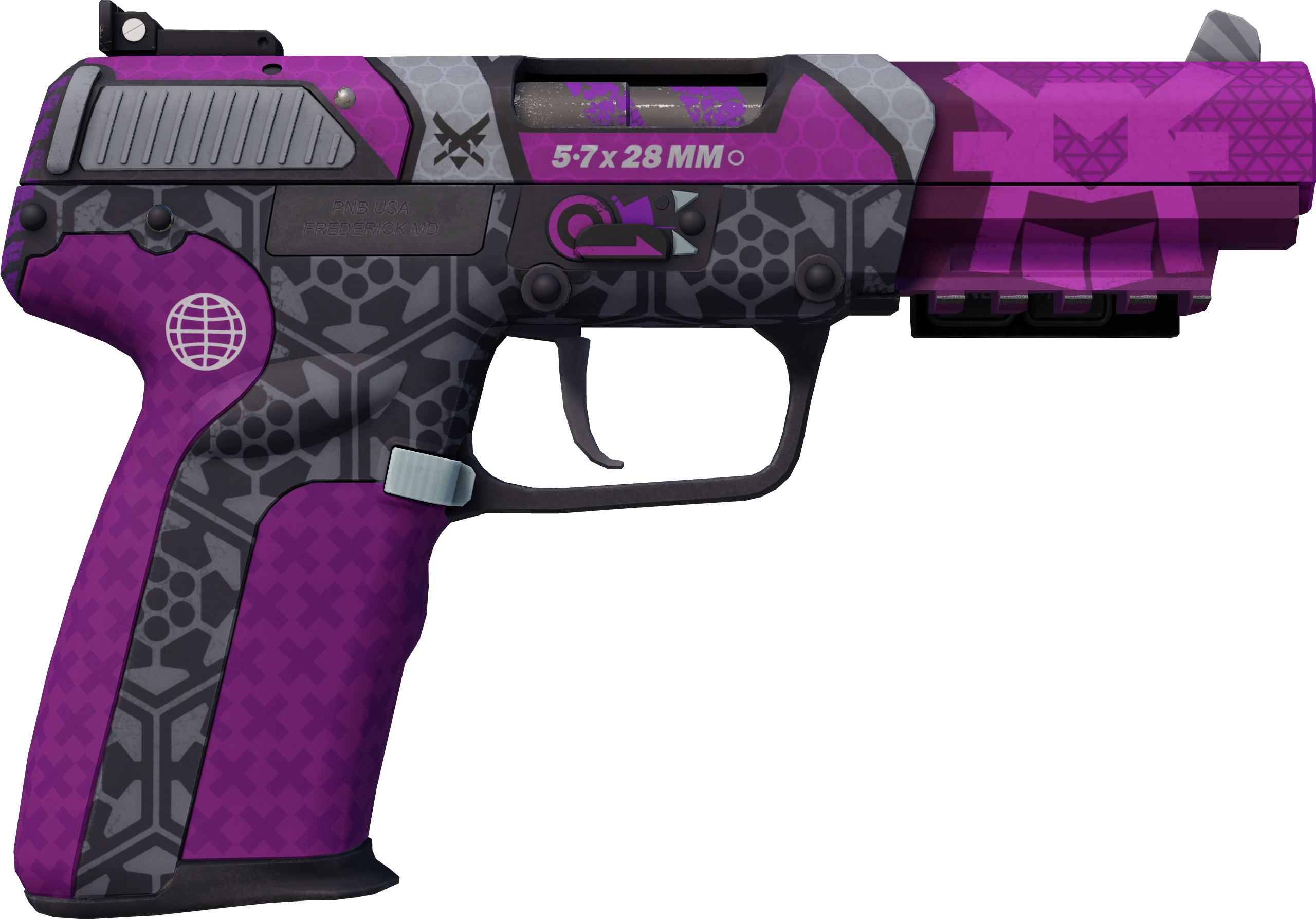 Preview image 2 of StatTrak™ Five-SeveN | Daimyo violent (Neuve)