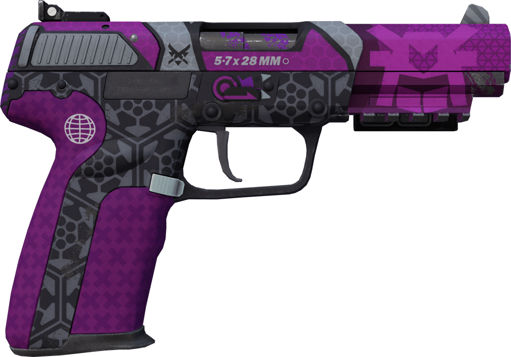 Preview image 2 of Five-SeveN StatTrak™ | Violent Daimyo (Testato sul campo)