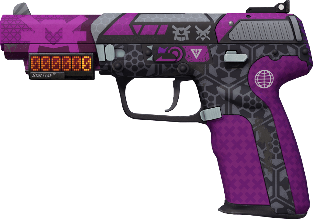 Preview image 1 of Five-SeveN (StatTrak™) | Brutalny daimyō (lekkie zużycie)