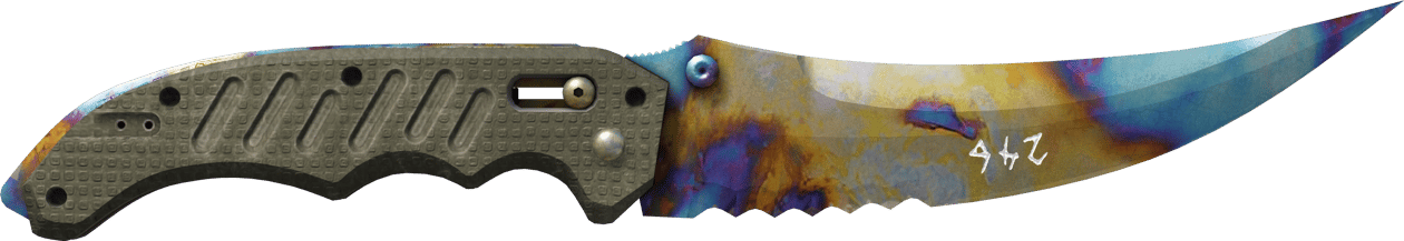 Preview image 1 of ★ StatTrak™ 折叠刀 | 表面淬火 (久经沙场)