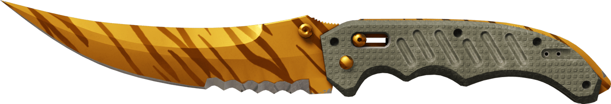 Preview image 2 of ★ StatTrak™ Flip Knife | Tiger Tooth (Original de Fábrica)