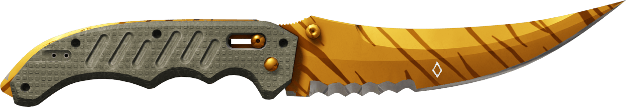 Preview image 1 of ★ StatTrak™ Flip Knife | Tiger Tooth (Original de Fábrica)