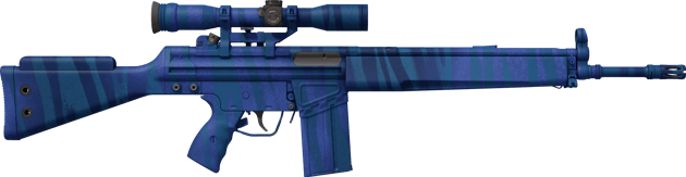 Preview image 2 of StatTrak™ G3SG1 | Azurblaues Zebra (Fabrikneu)