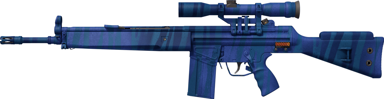 Preview image 1 of StatTrak™ G3SG1 | Azure Zebra (Nuovo di fabbrica)